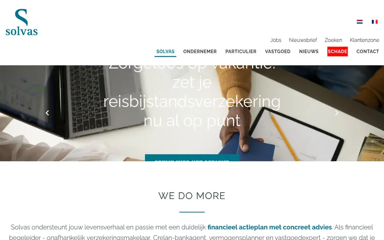 Website van Solvas